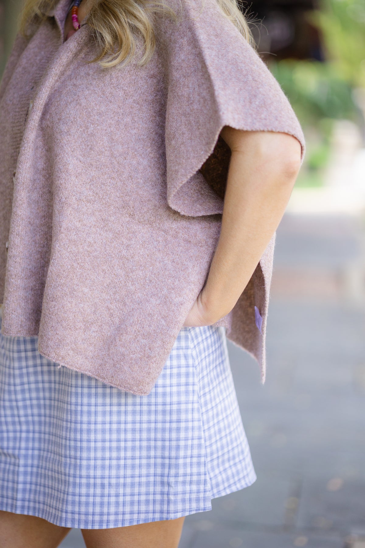 Mocha Cardigan Cape Sweater