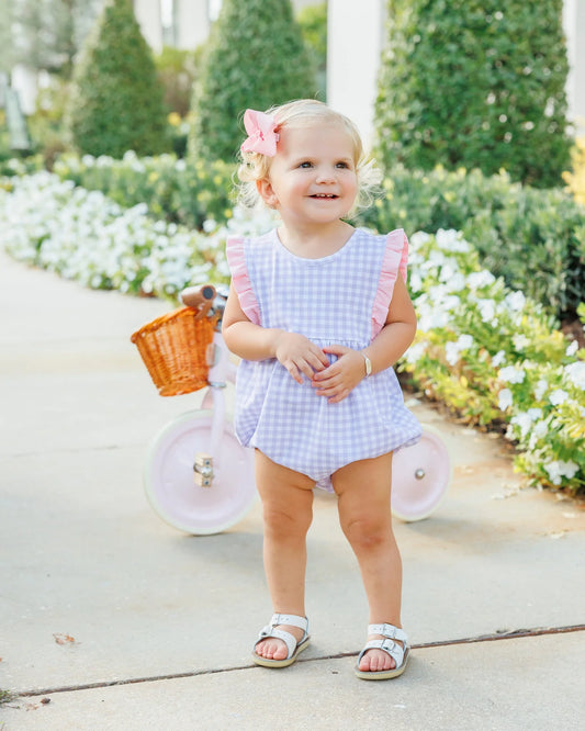 S/C Lav and Pink Gingham Bubble