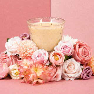 Sweet Grace Hobnail Soy Candle 18.5oz | Home Gift, 92hr