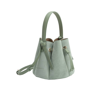 Laguna Mini Sage Recycled Vegan Suede Top Handle Bag