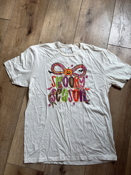 Rhinestone spooky T shirt