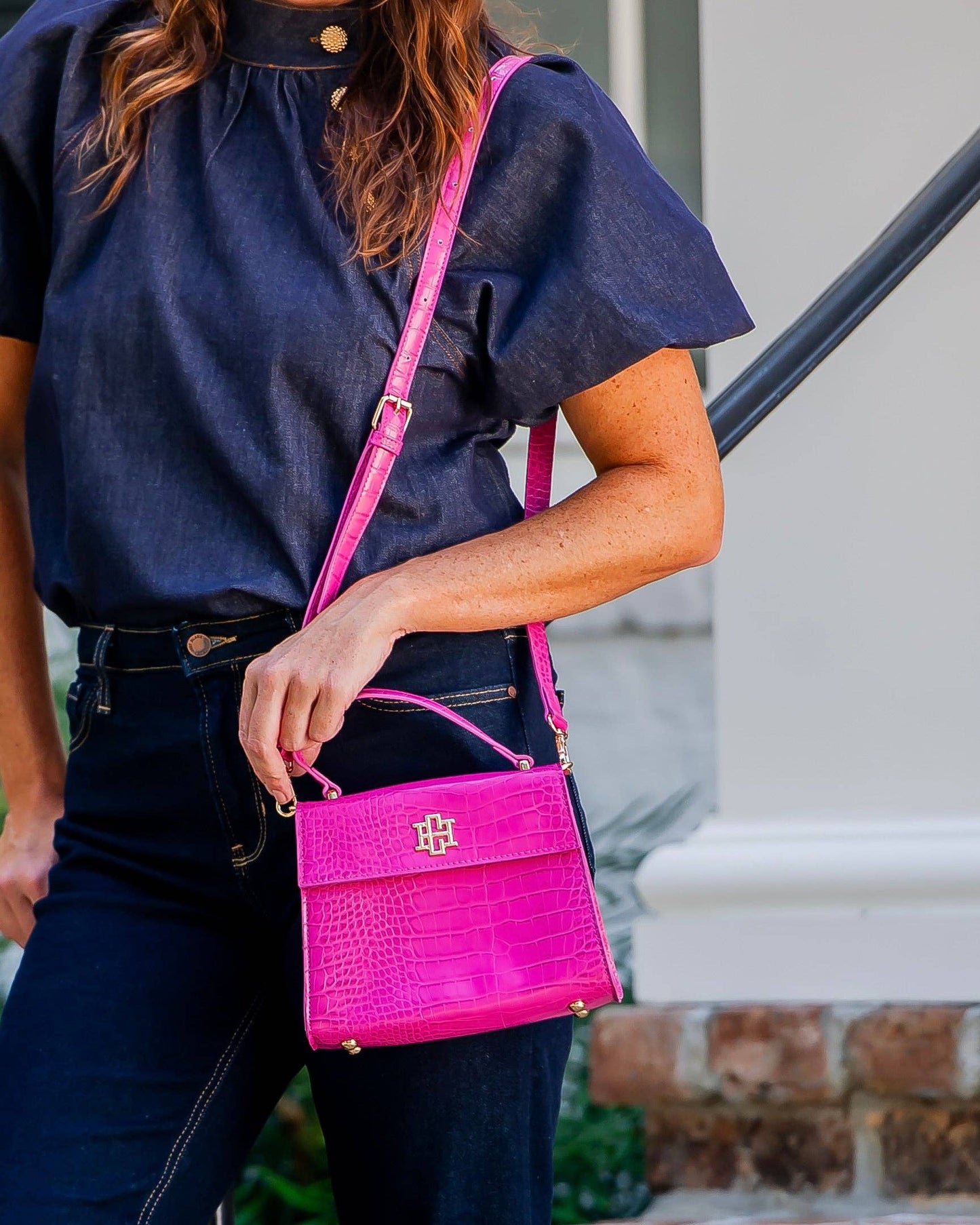 Vivienne Handbag Hot Pink EC: Default