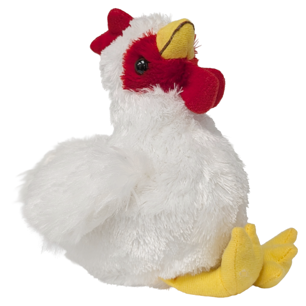Canned Chicken | Farm Animal Plush w/Jokes | Unique Gift: Pop Top Lid