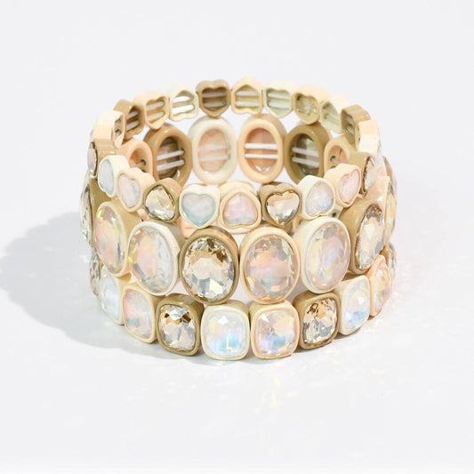 Nude Hearts Stack Set