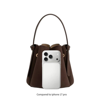 Laguna Mini Sage Recycled Vegan Suede Top Handle Bag