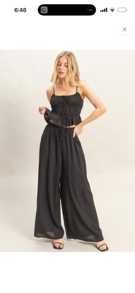 Black 2 Piece Set