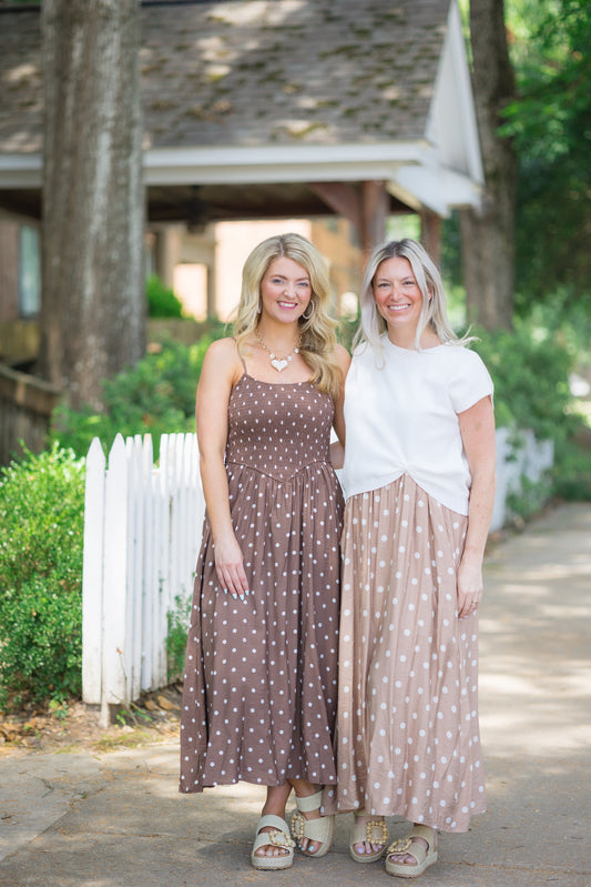 Brown Dot Cutie Dress