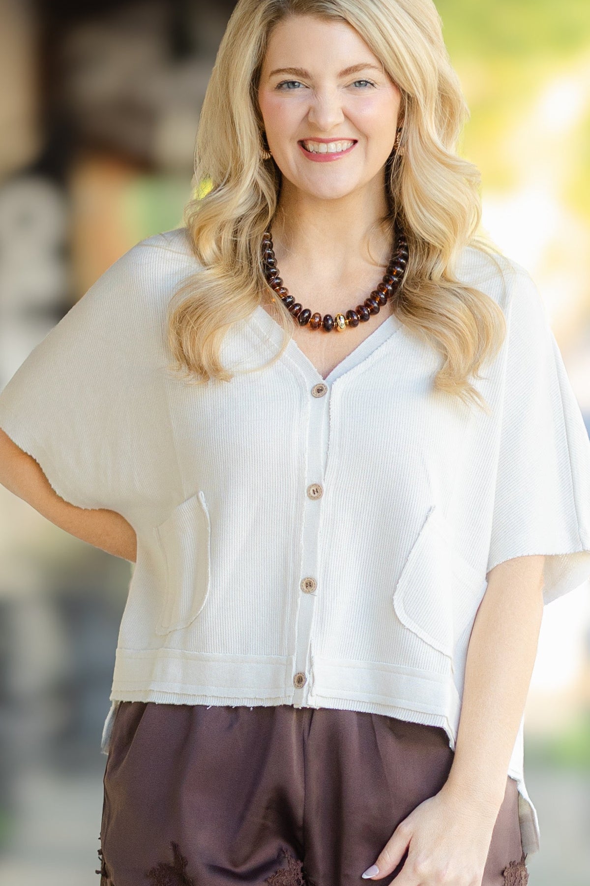 Oversized Pocket Top