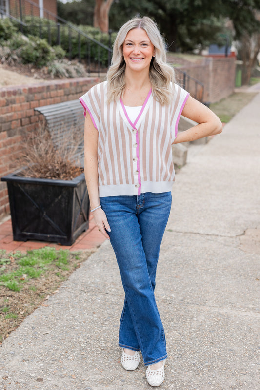 Candy Stripe Top