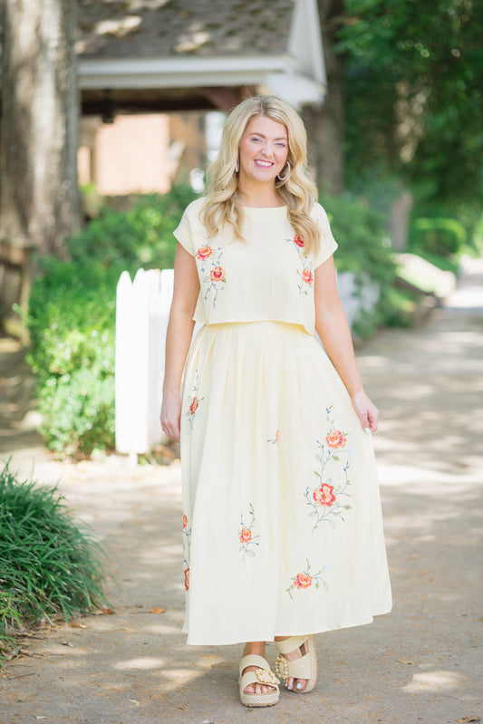 Butter Floral Set