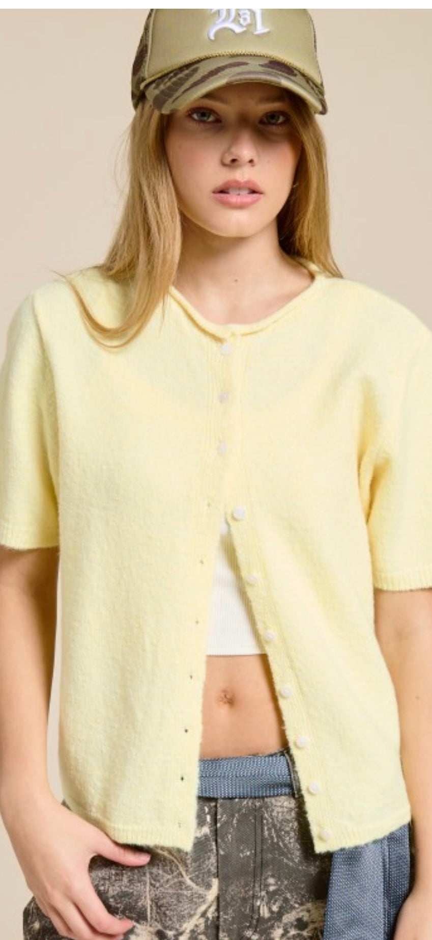 Butter Shortsleeve Cardi