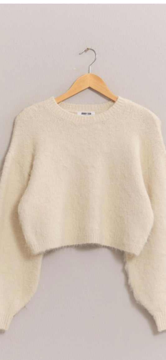 Fuzzy Sweater Cream