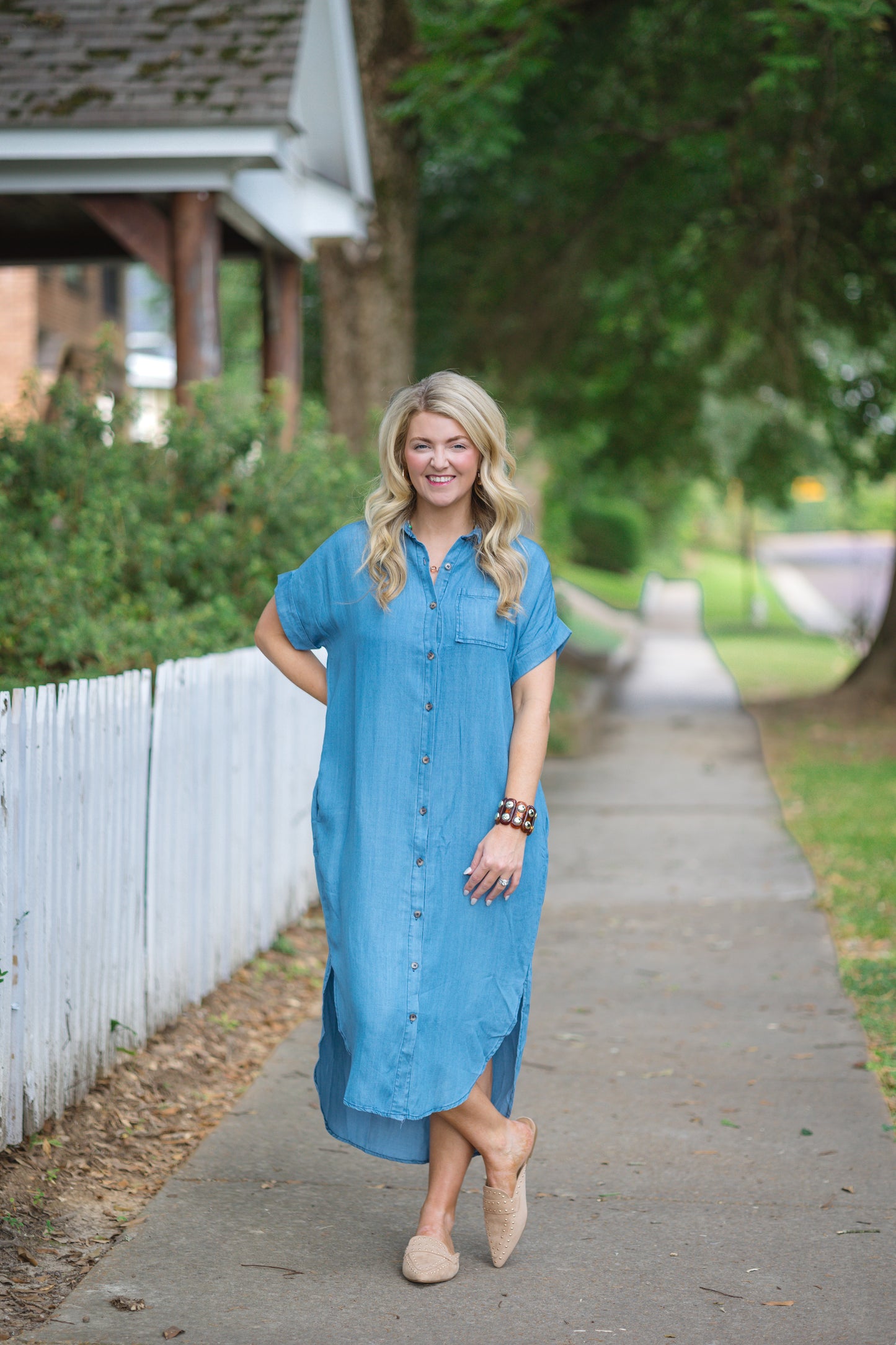 Soft Denim Maxi
