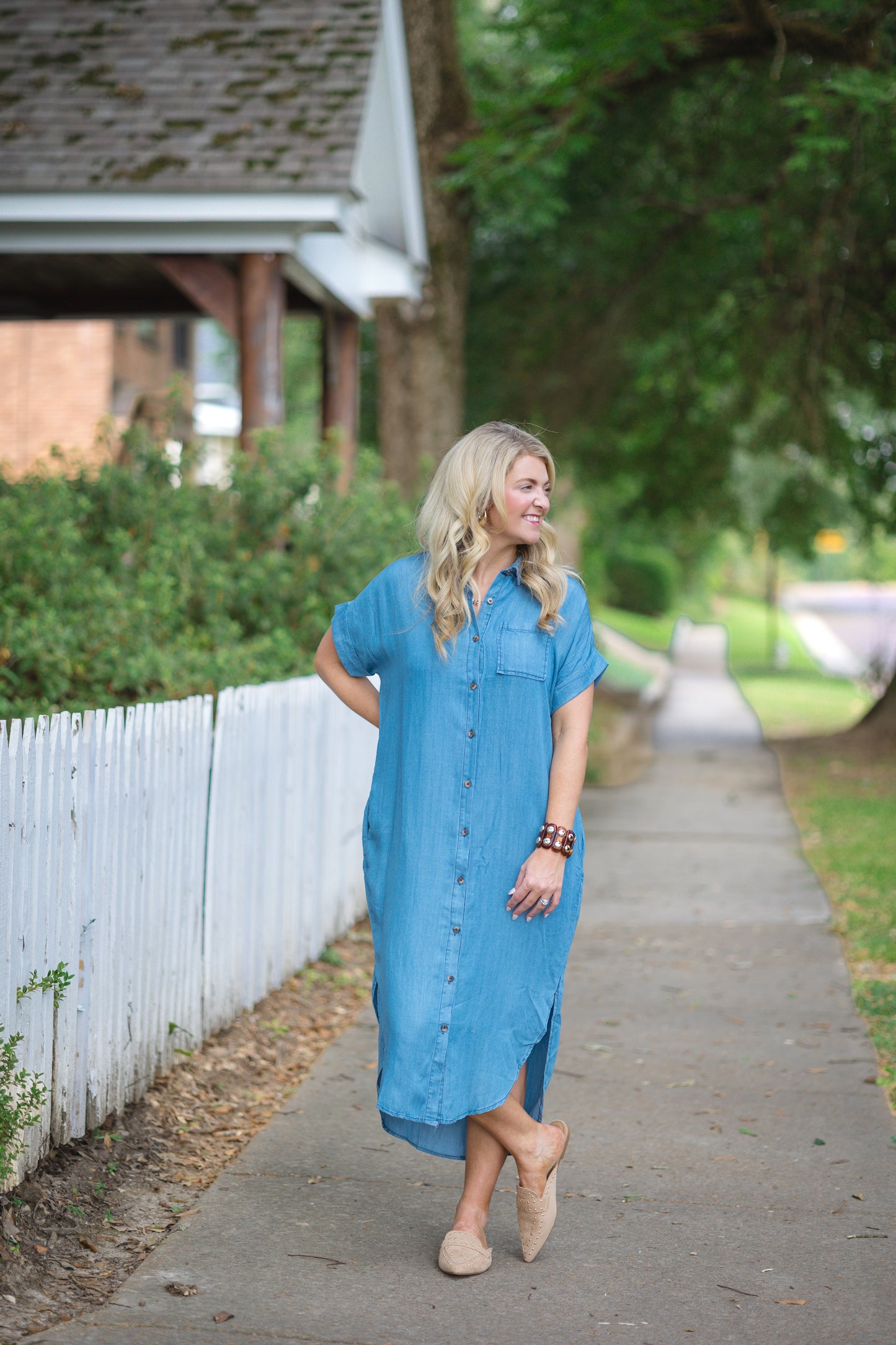 Soft Denim Maxi