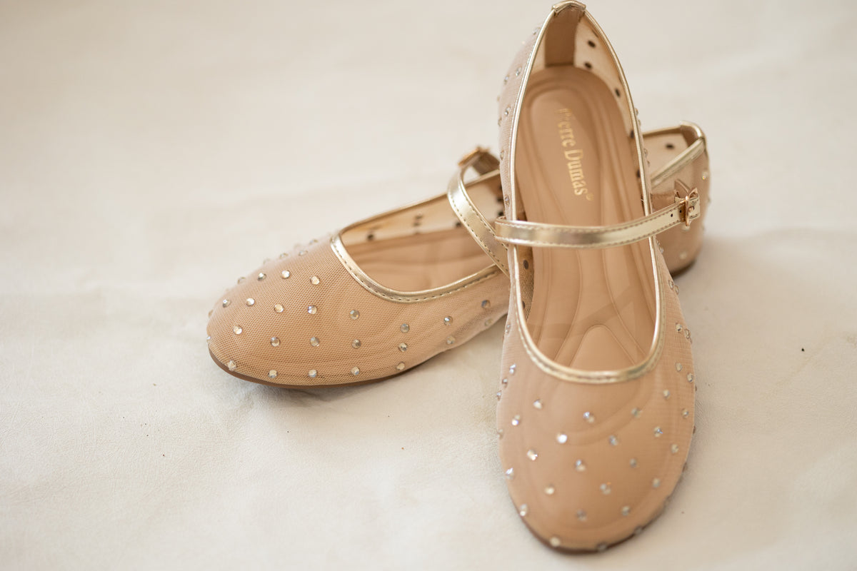 Glitzy diva ballet flat