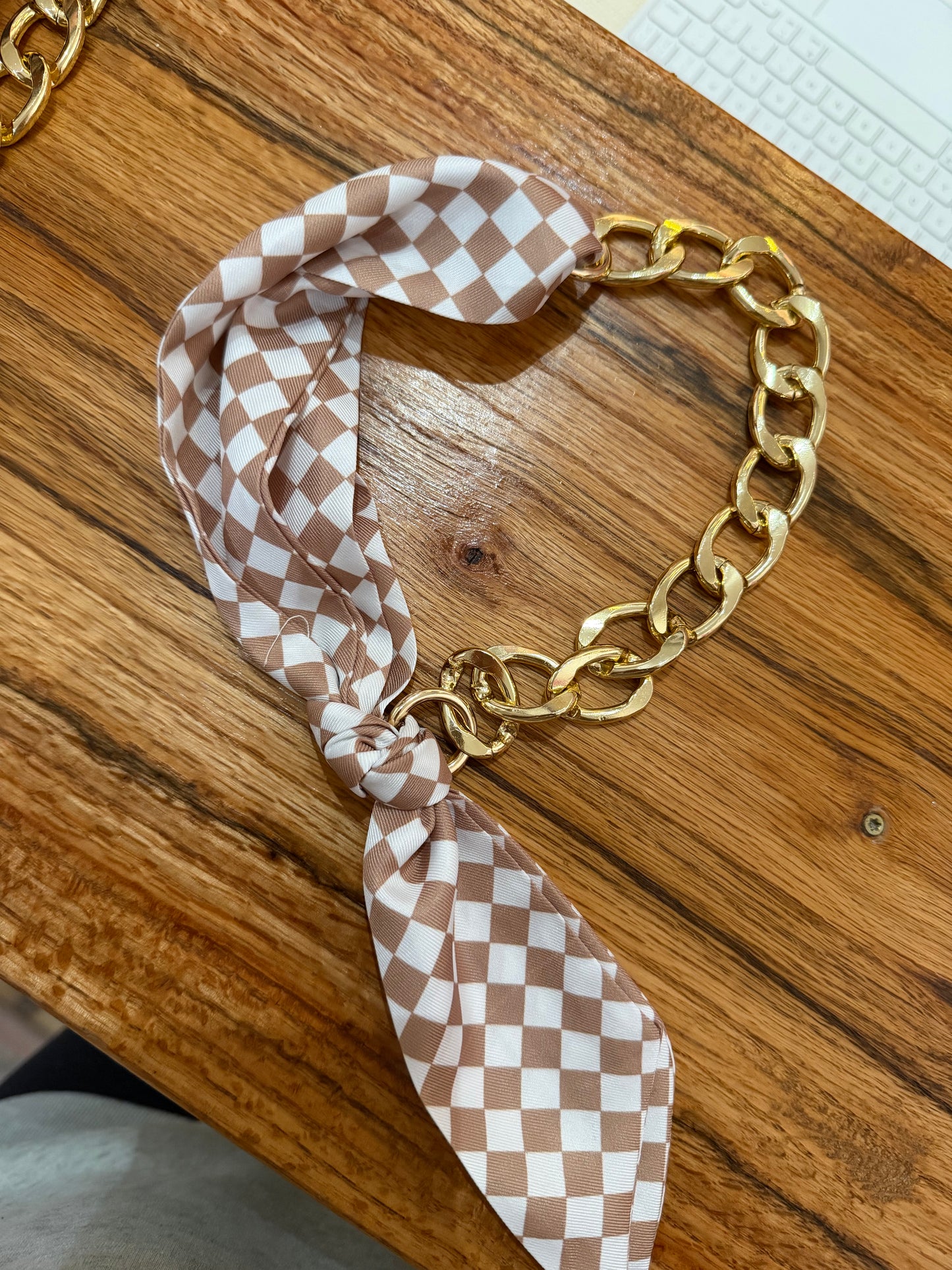 Chain Scarf Necklace