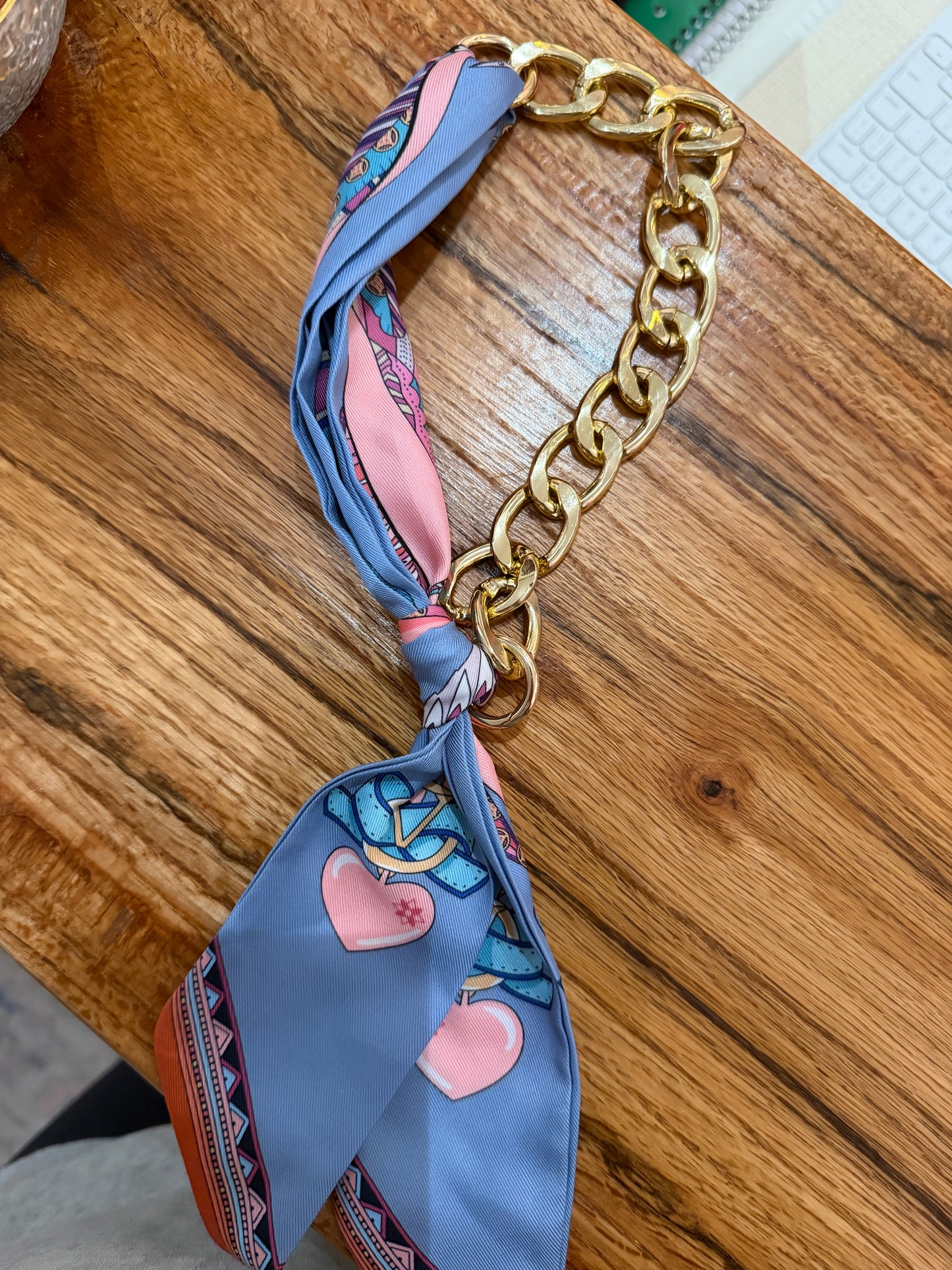 Chain Scarf Necklace