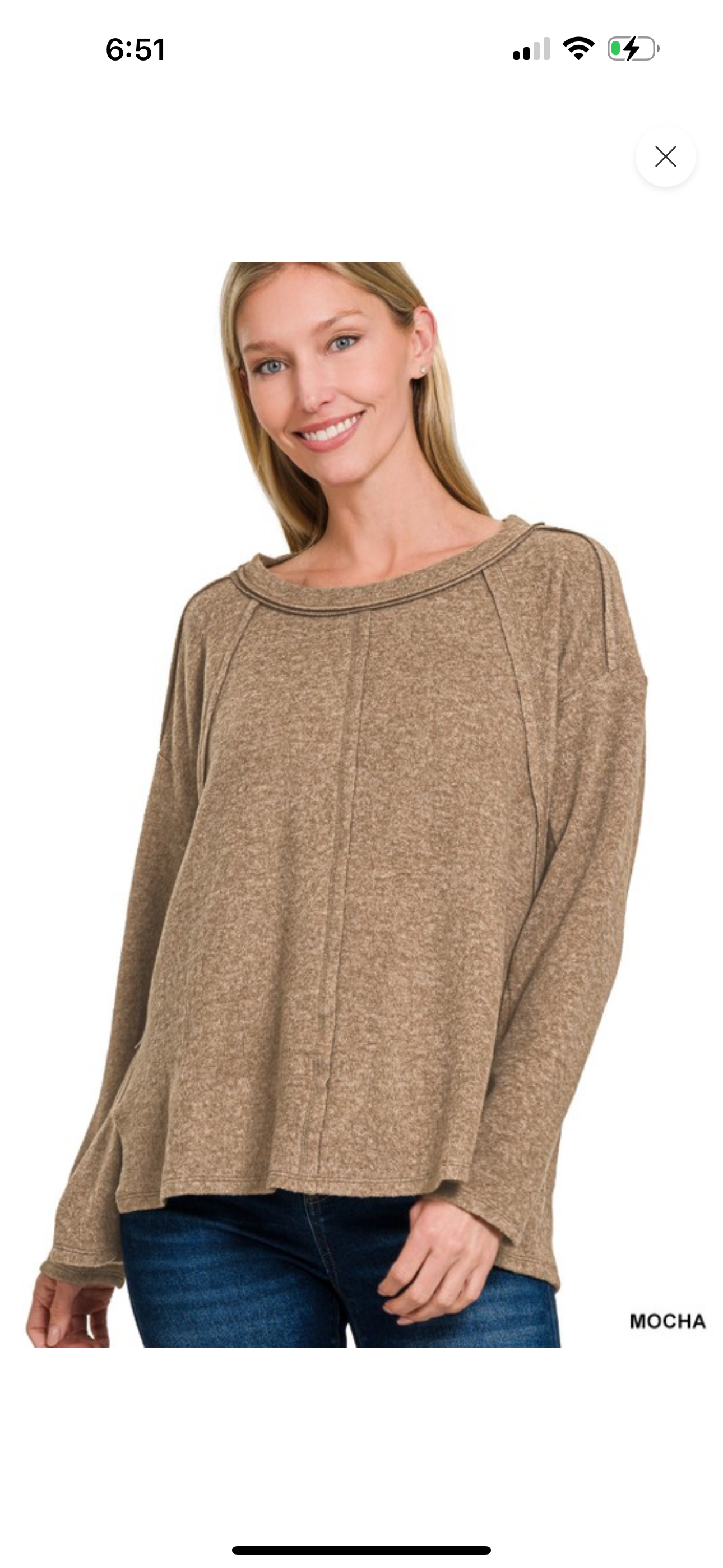 Oversized Cozy Top