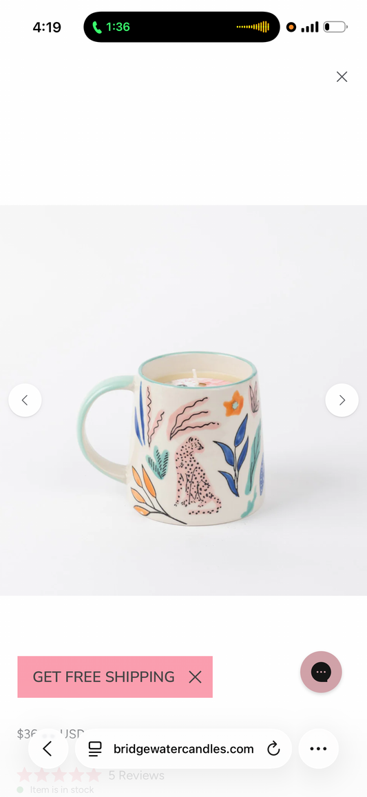 Mug candle