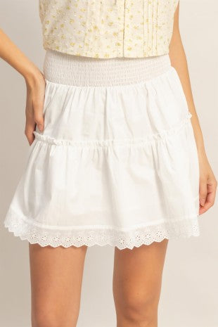 Smocked Skirt