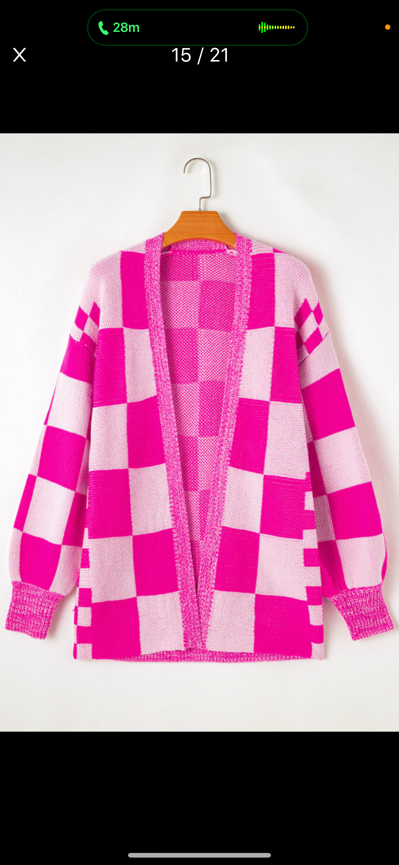 Pink Mix Cardigan