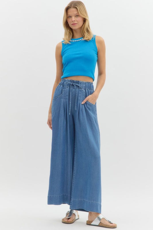 Entro Denim Blue Pants