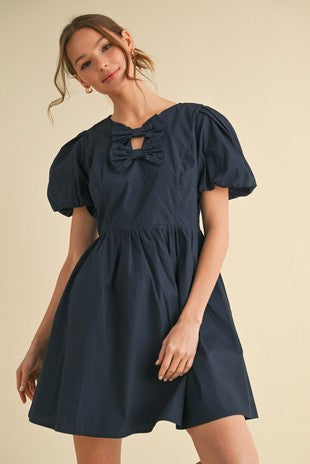 Pretty in White Bows Dress