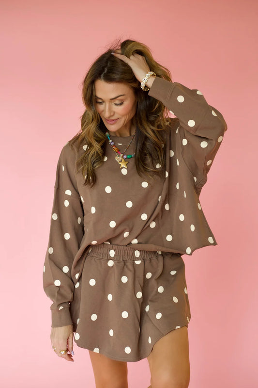 Poppy and Pine Mocha Skort Set
