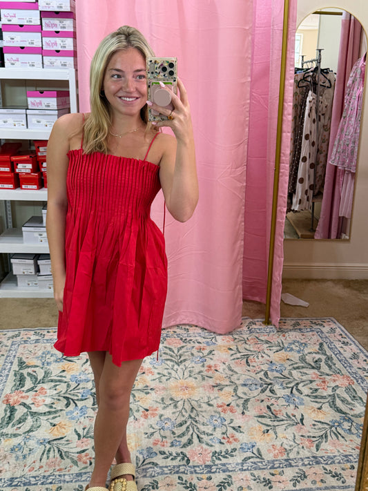 Red Cutie Mini Dress