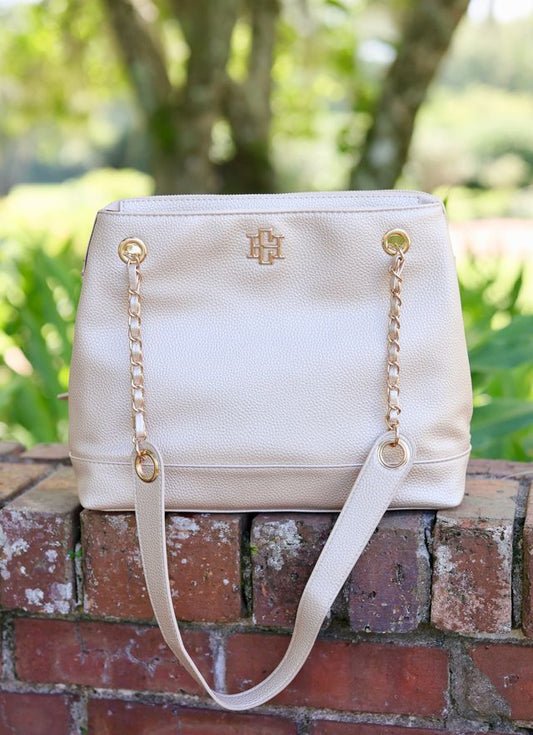 Teegan Tote- Pearl