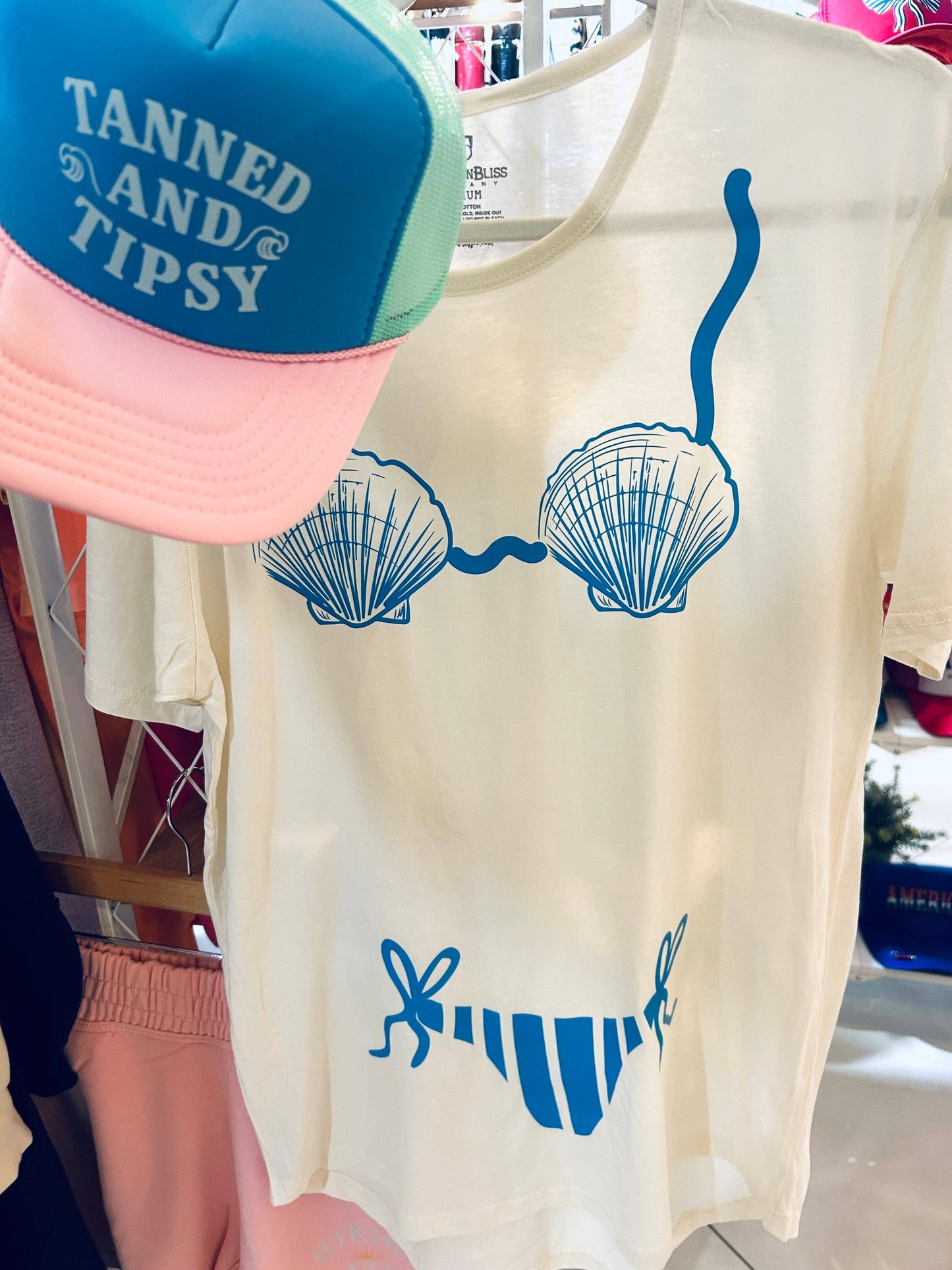 Seashell Bikini Coverup Tee