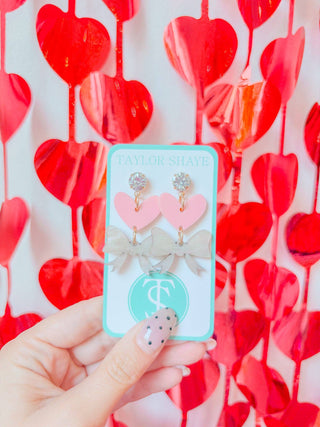 Darling Bow Drops: Shimmer Bow