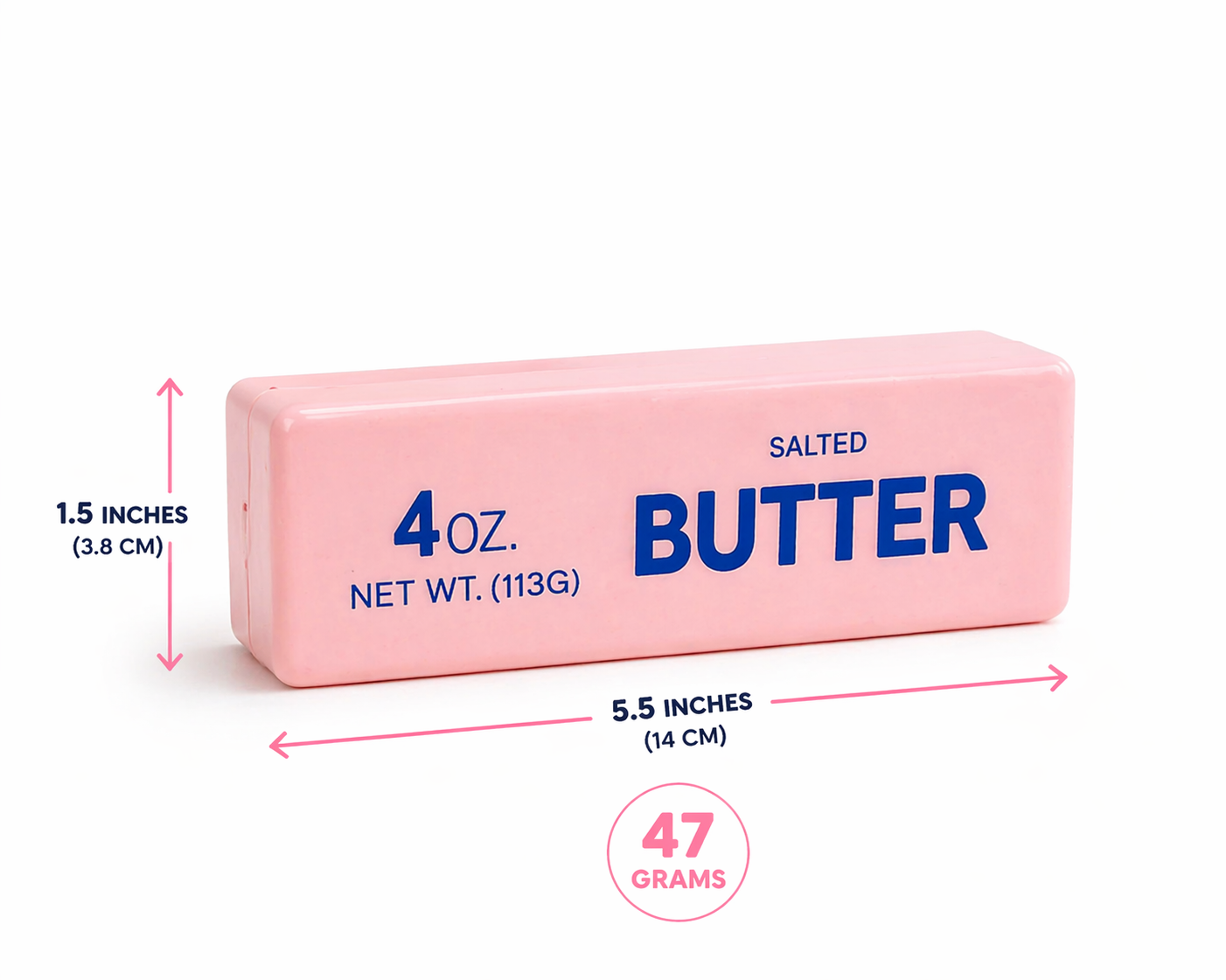 Pink Butter Squishy – Viral Slow Rising Sensory Stress Toy