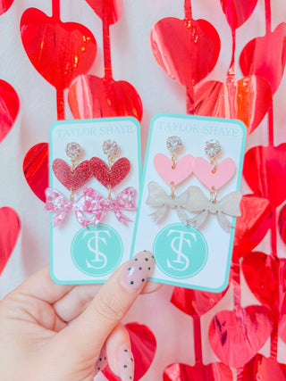 Darling Bow Drops: Shimmer Bow