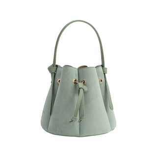 Laguna Mini Sage Recycled Vegan Suede Top Handle Bag