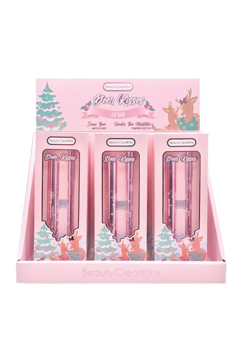 Beauty Creations BCRC-LDDISPLAY Kisses Lip Duo Display - 12