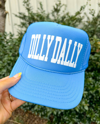 Dilly Dally Cloud Blue Trucker Hat