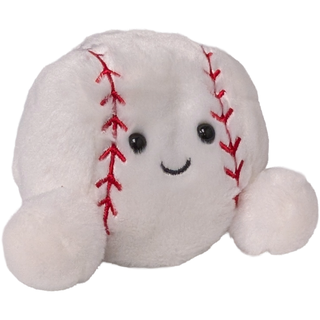 Mickey the Canned Baseball | Sports Plush in a Can w/Jokes: Pop Top + Plastic Lid & Shrink Band