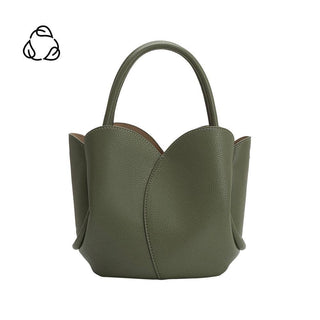 Tulip Moss Recycled Vegan Lthr Top Handle