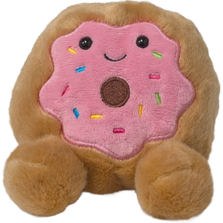 Sprinkles the Canned Donut - Eco-Friendly Plush w/Jokes: Pop Top + Plastic Lid & Shrink Band