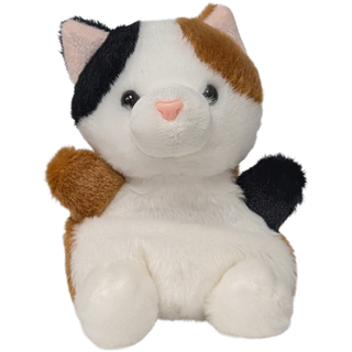 Canned Calico Cat | Stuffed Animal Cat Plush w/Jokes: Pop Top + Plastic Lid & Shrink Band