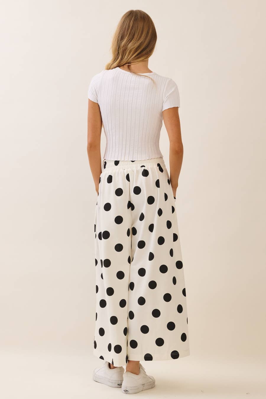 Extended Size Polka Dot Pants