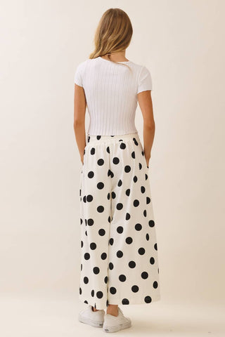 Extended Size Polka Dot Pants