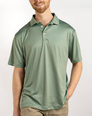 Men's Flying Mallard Performance Polo Mallard Print