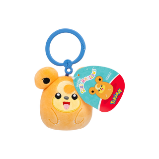 Squishmallows 3.5" Plush Clip Pokemon Assortment in Display