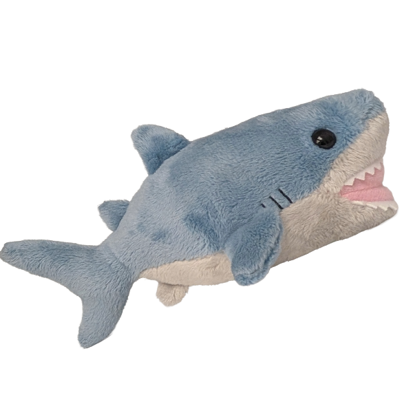 Canned Shark | Stuffed Animal Plush w/Jokes | Unique Gift: Pop Top Lid