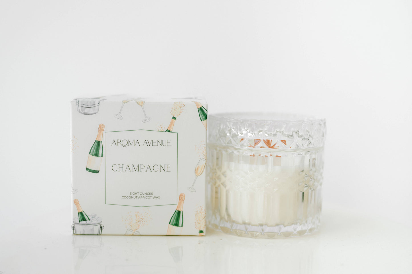 Champagne Candle: 7OZ