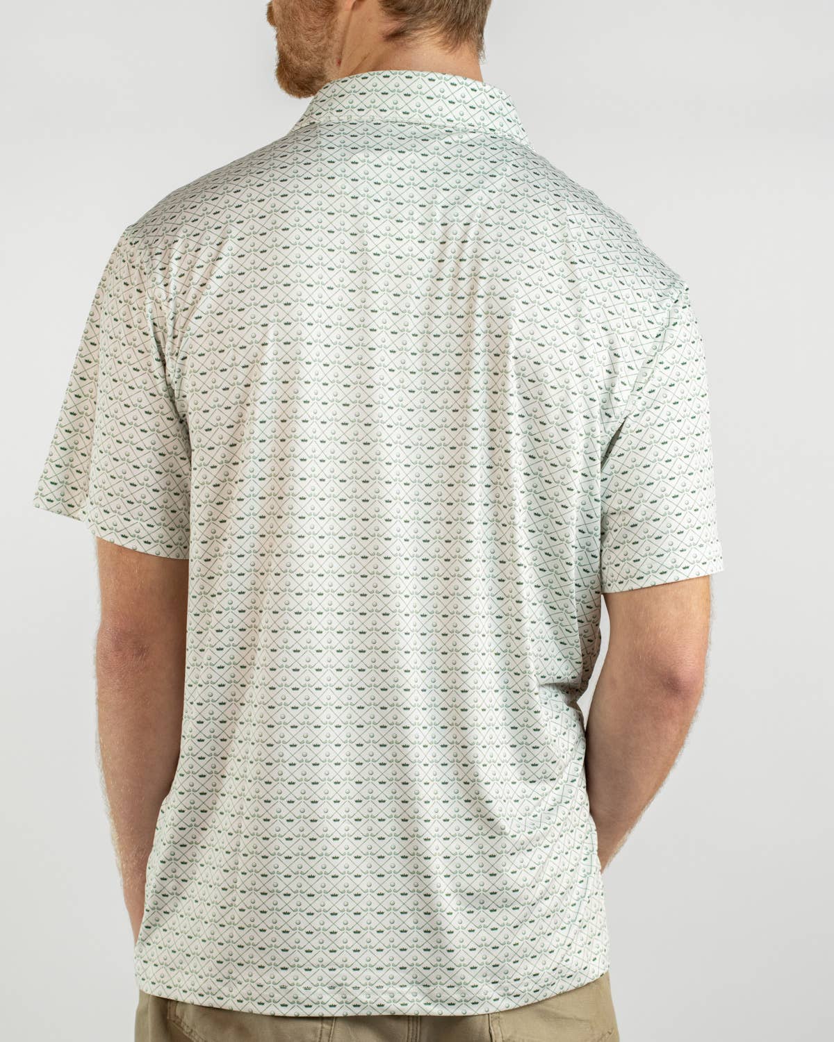 Men's Royal Golf Performance Polo  Golf Print