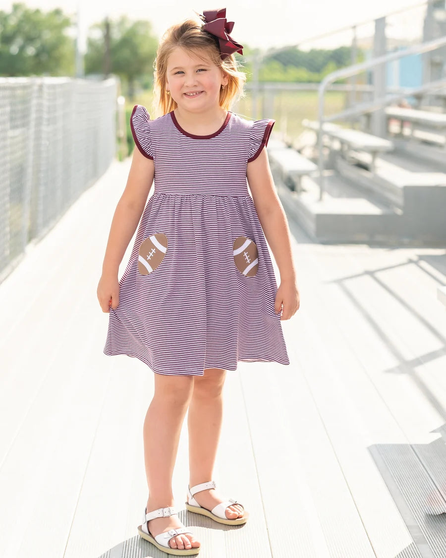 Lets Cheer Football Pocket Dress