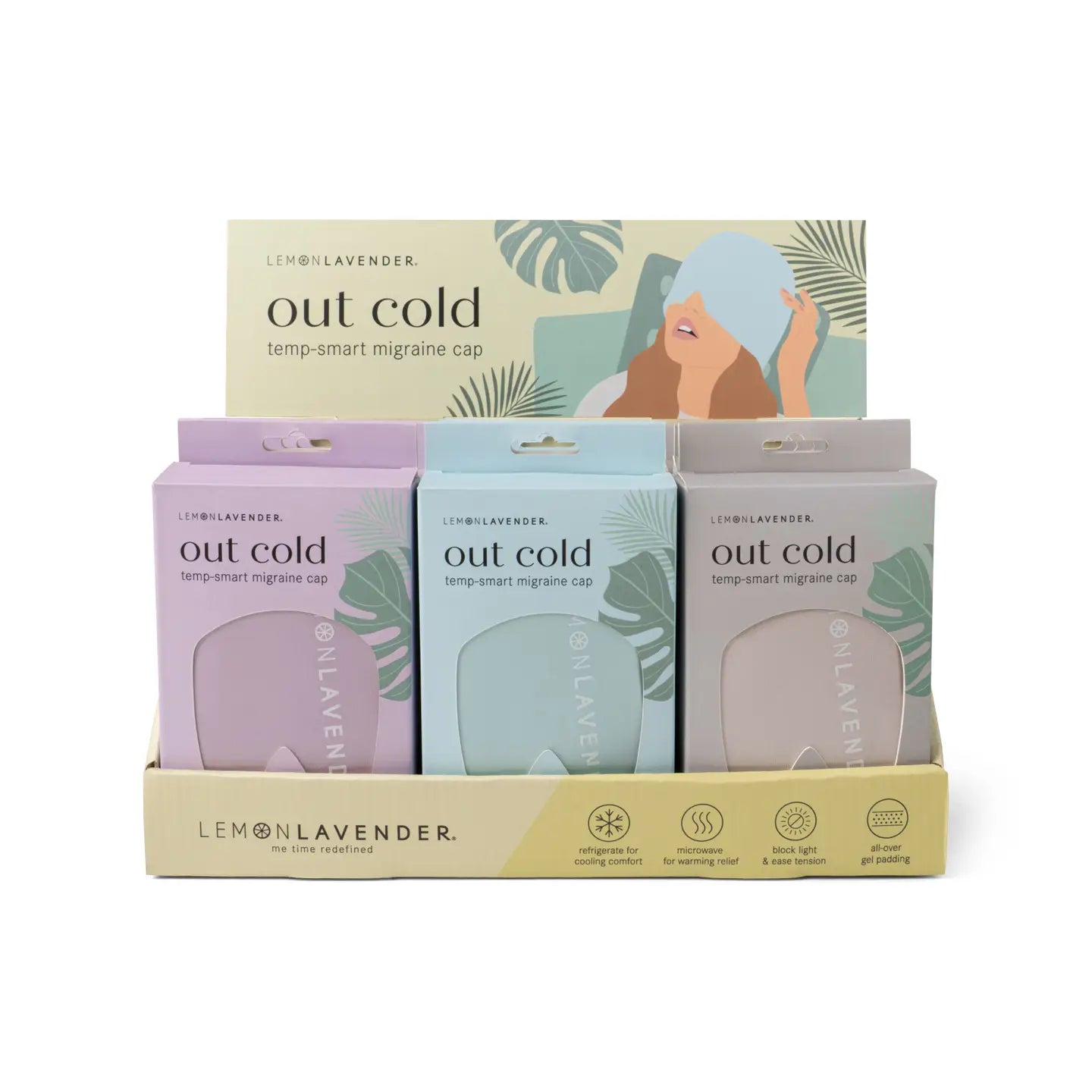 Lemon Lavender Migrane Cap- Out Cold